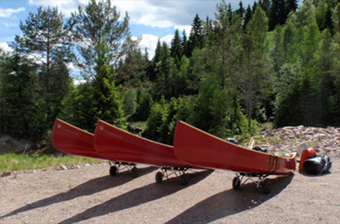 canoe trip sweden